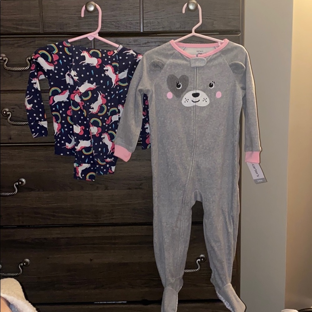 2 Baby Girls PJ’s 24 months